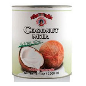 LIGHT COCONUT MILK 8-10% (SUREE) 6X3000 ML. | C&P Trading is a Thai ...